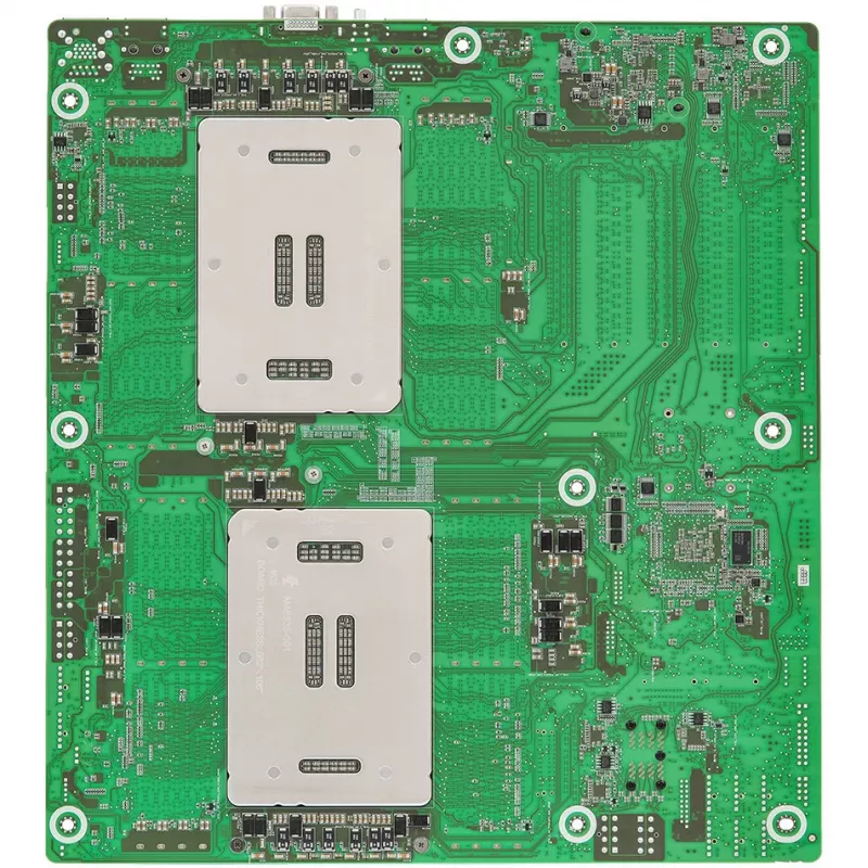 Moederbord ASRock GNR2D16-2T, Intel SoC, LGA 4710 (Socket E2), EEB, 16 DDR5-slots, max. 128 GB, 10Gb Ethernet