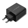 Voeding QOLTEC 51717 45W 20V 3A AC-oplader voor binnen voor smartwatch, zwart