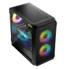 Computerbehuizing Logic Concept Portos Mini ARGB Micro ATX zwart