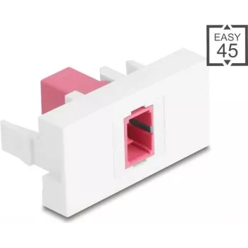 Patchpanel-module DELOCK 90895 — SC simplex fiber-adapter, violet/wit