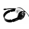 Hoofdtelefoon MEDIA-TECH MT3573 bedraad binaural opvouwbaar met beugelmicrofoon, 1,9-m-kabel, USB, zwart