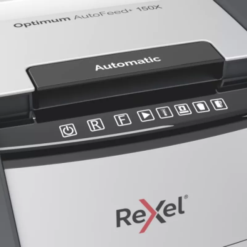 Rexel Optimum AutoFeed+ 150X automatische papiervernietiger met deeltjesversnippering P4