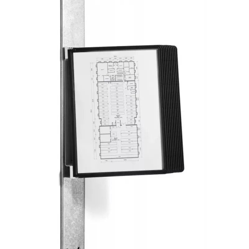 Documenten-display-carrousel wand staand A4 Durable VARIO