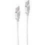 USB-kabel ShiverPeaks BS77003 3 m USB 2.0 grijs