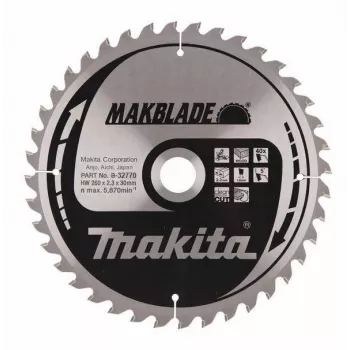 Makita MakBlade cirkelzaagblad 26 cm 1 stuk