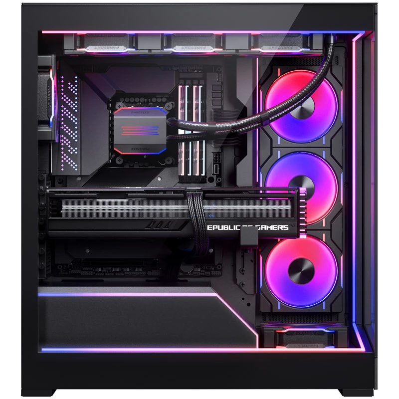 Phanteks NV5 Premium DRGB-kit + Power Hub, 3x voor buitenframe, 1x moederbord kabelafdekking - zwart