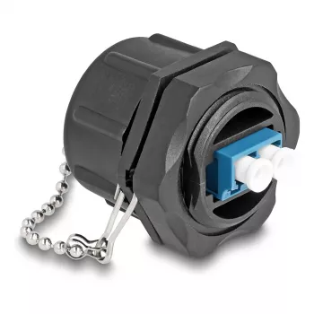 DeLOCK glasvezelstekker LC duplex singlemode IP68 waterdicht