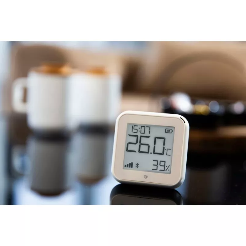 Temperatuur- en vochtigheidssensor Shelly H&T Gen3 Wi-Fi wit