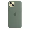 Apple iPhone 15 Plus silicone case met MagSafe - Cypress