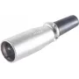 XLR-connector ShiverPeaks BS55000 met trekontlasting, 3-polige audiokabelstekker