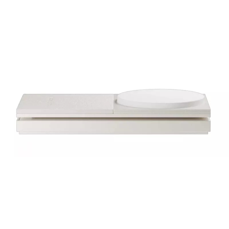 Native Union Rise 2-in-1 Qi2 draadloze oplader zandsteen