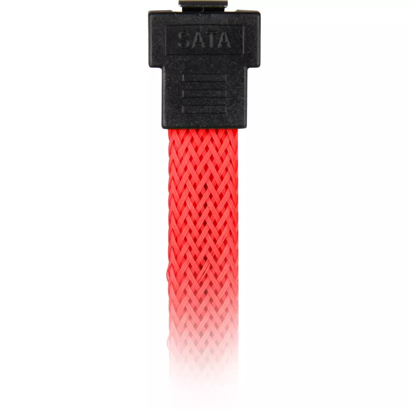 SATA-kabel Sharkoon SATA 3 0,45m 7-pins zwart rood