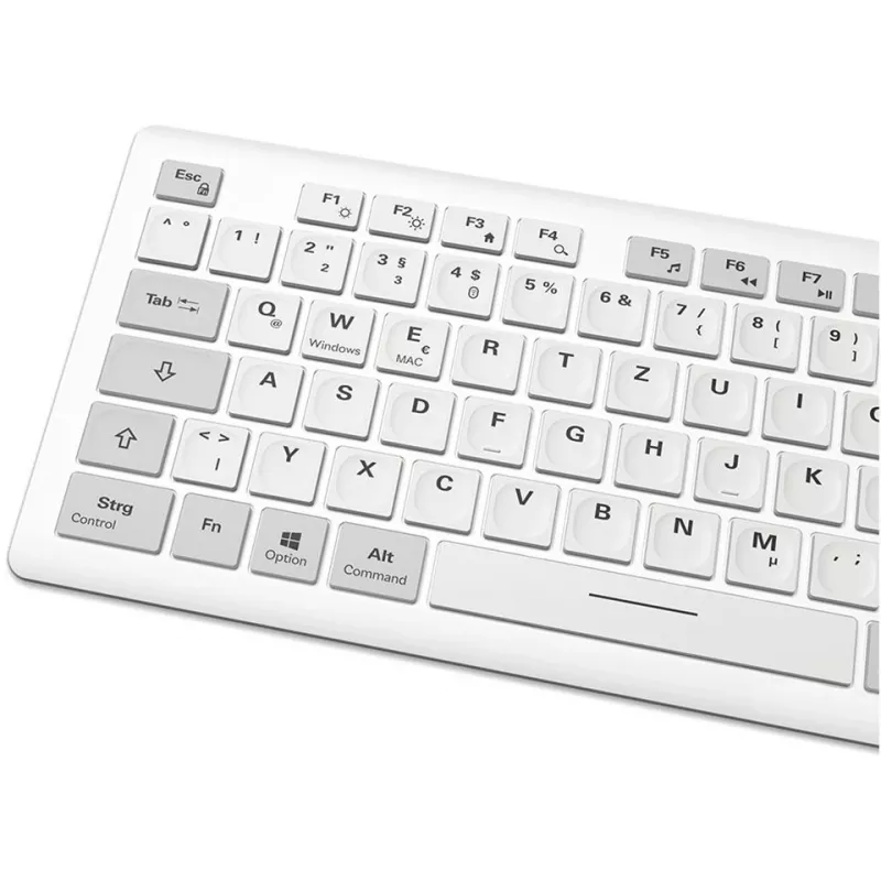 Sharkoon OfficePal K30W wit DE-layout Rubberdome