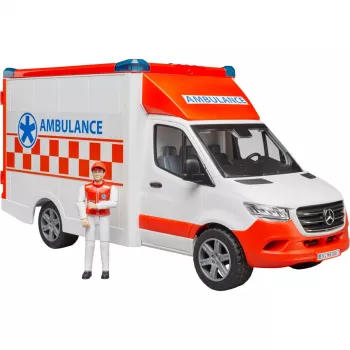 Bruder 1/16 Mercedes-Benz Sprinter ambulance met bestuurder
