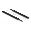 Klittenbandkabelbinder DeLOCK 19010 150x12mm zwart 10 stuks