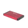 Gembird EE2-U3S-2-R - harde schijf - SATA - 6,35 cm (2.5) - 3.0 - rood - aluminium (EE2-U3S-2-R)
