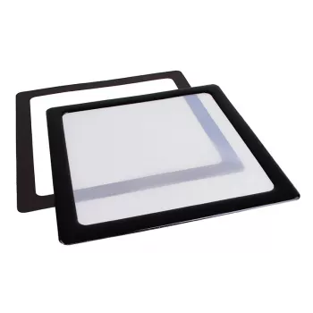 DEMCiflex stoffilter 120 mm, vierkant – zwart/wit