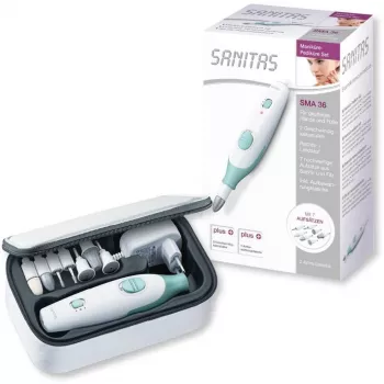 SMA 36 manicure-/pedicureset, nagelverzorging wit/lichtgroen