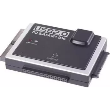 USB 2.0 naar IDE/SATA converter Renkforce P-ATA IDE – USB 2.0-interface voor PATA (IDE) en SATA drives