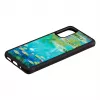 Hoes iKins voor Samsung Galaxy S20 — design zwart Water Lilies