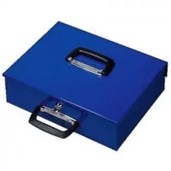 WEDO Werner Dorsch - geldkistje - staal - blauw