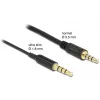 Audiokabel DeLOCK 66075 0,5 m 3,5 mm zwart