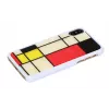 iKins Mondrian hoesje voor iPhone XS/X, wit, K1624H