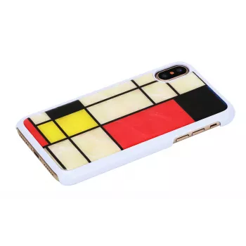 iKins Mondrian hoesje voor iPhone XS/X, wit, K1624H