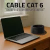 Ethernet-patchkabel QOLTEC CAT6 UTP, 50 m, zwart
