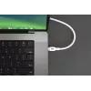 HYPER HyperJuice 240W Siliconen USB-C naar USB-C kabel (0,9 m/1 m) - Wit