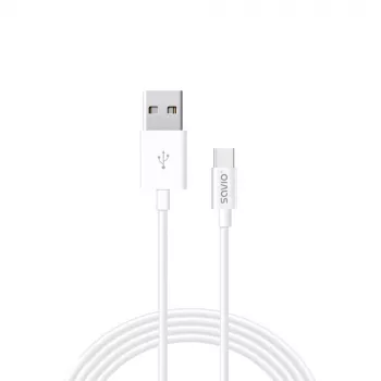Savio CL-125 USB-kabel USB 2.0 1 m USB A USB C wit