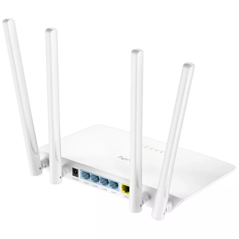 Tafelrouter Cudy WR1200 dualband Wi‑Fi 5 (802.11ac) 867 Mbit/s, 4x RJ‑45 LAN, wit