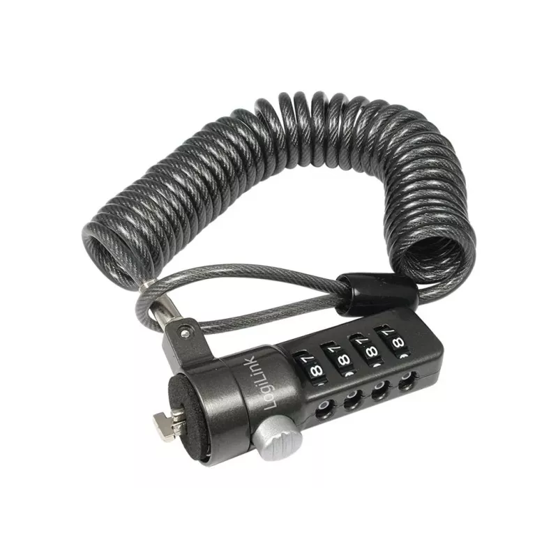 LogiLink NBS004 kabelslot zwart 1,8 m