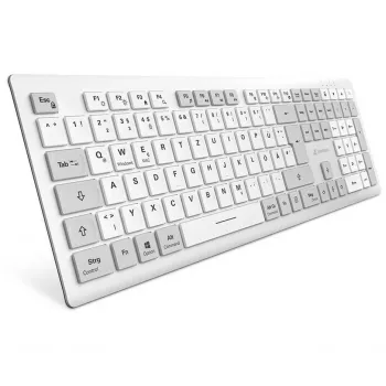 Sharkoon OfficePal K30W wit DE-layout Rubberdome