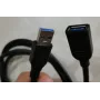 Microconnect MC-ITH-USB3AAF-002 USB-kabel USB 3.2 Gen 1 (3.1 Gen 1) 1,8 m USB A zwart