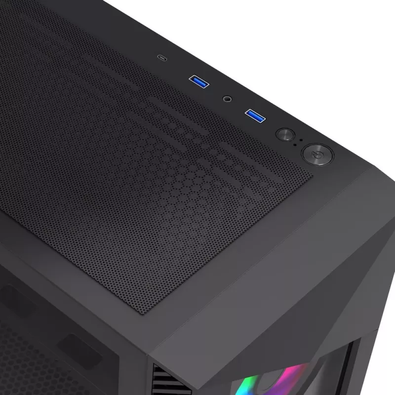 Gembird CCC-FC-900ARGB gaming-behuizing Fornax 900, ATX, zwart