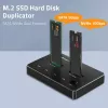 Qoltec 52274 M.2 SSD-dockingstation | NVMe | SATA | USB-C | DUAL 2 x 2TB