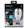 Draadloze gaming-muis DEFENDER MM-282 RF — dubbelhandig, optisch 1800 DPI, 5 knoppen, USB, op batterijen