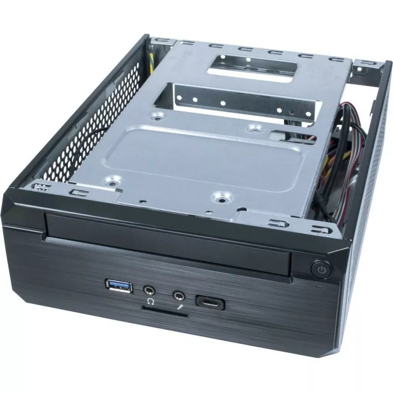 INTER-TECH ITX MW-02 Type-C 3.0 incl. ext USB 3.0 Type-C-aansluiting incl. slanke dvd-drivebay (88881246)