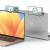 Inductieve MagSafe-houder voor MacBook wit