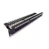 DIGITUS Professional DN-91624U - Patch Panel - RJ-45 X 24 - zwart, RAL 9005 - 1U (19 inch)
