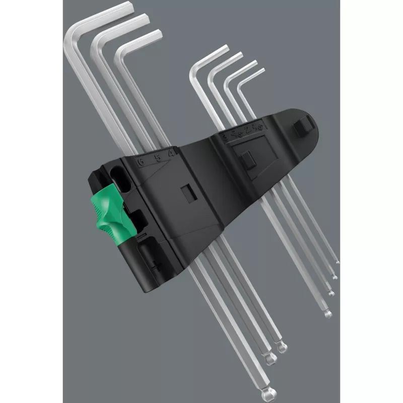 Wera 05133163001 inbussleutel L-vormige inbussleutel metrisch 9 stuks