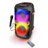 Esperanza EP156 BT FM LED RGB KARAOKE luidspreker zwart 20W