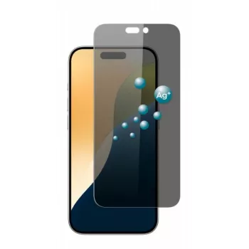 Screenor privacyfilter Apple iPhone 16 Pro Max antibacterieel grijs