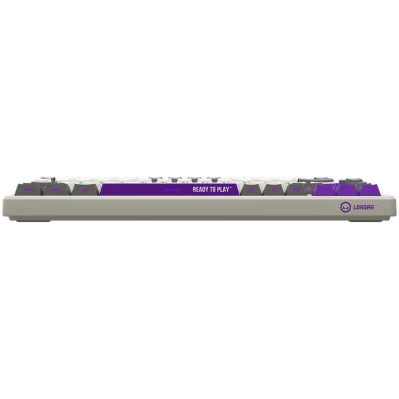 LORGAR KBP7075W, Draadloos 75% Mechanisch Gaming-toetsenbord Pro, Beige, EN-layout