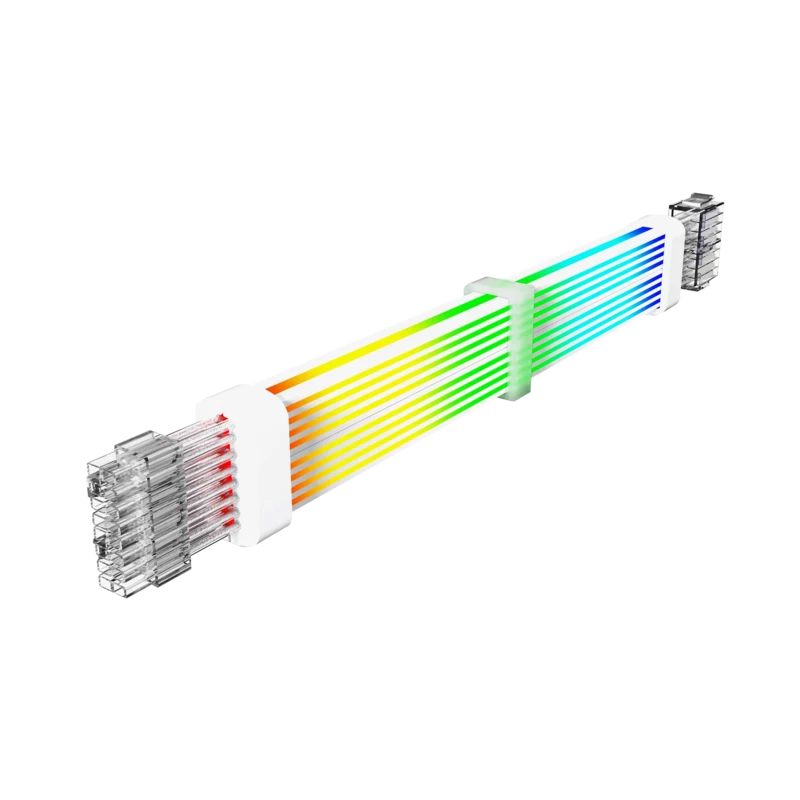 Gamemax voedingsverlengkabel VGA/CPU 2x8PIN-W, wit