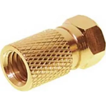 F-stekker ShiverPeaks FAS-G 7.5 verguld voor 7,5 mm coaxkabel