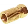 F-stekker ShiverPeaks FAS-G 7.5 verguld voor 7,5 mm coaxkabel