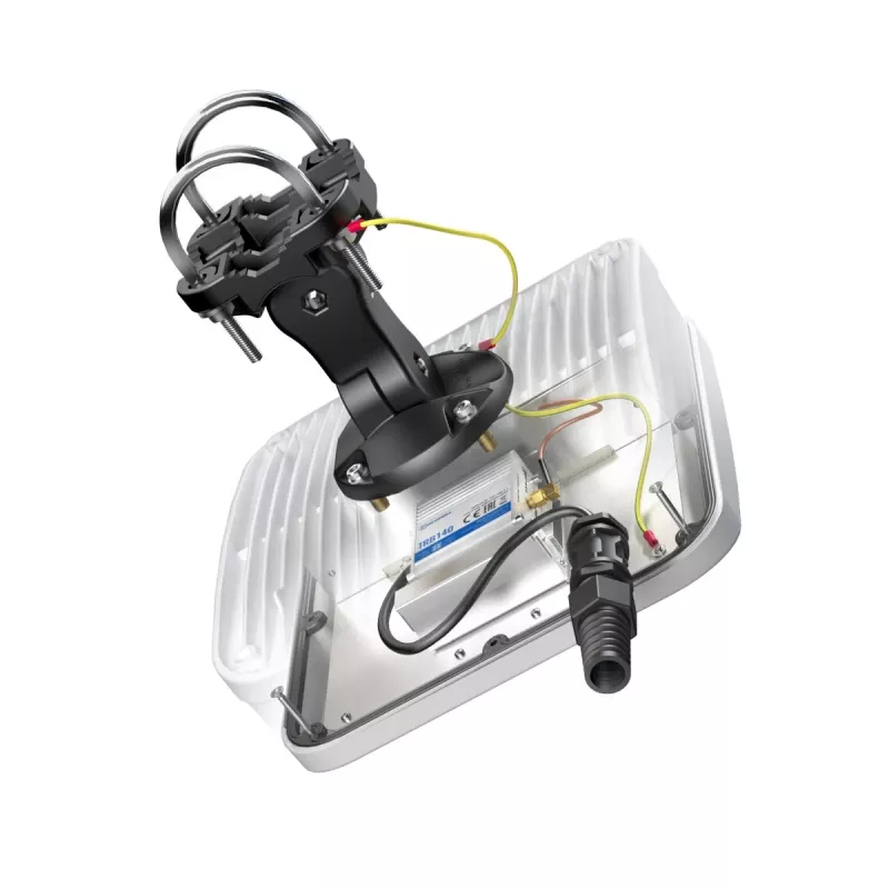 QuWireless QuMax A140M-A directionele LTE-antenne voor Teltonika TRB140, PoE/LAN, 6 dBi, IP67, wit