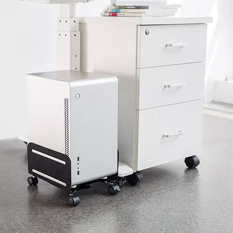 Rolplatform MACLEAN MC-851 — rolplatform, zwart, 119×260×128 mm, max. belasting 10 kg